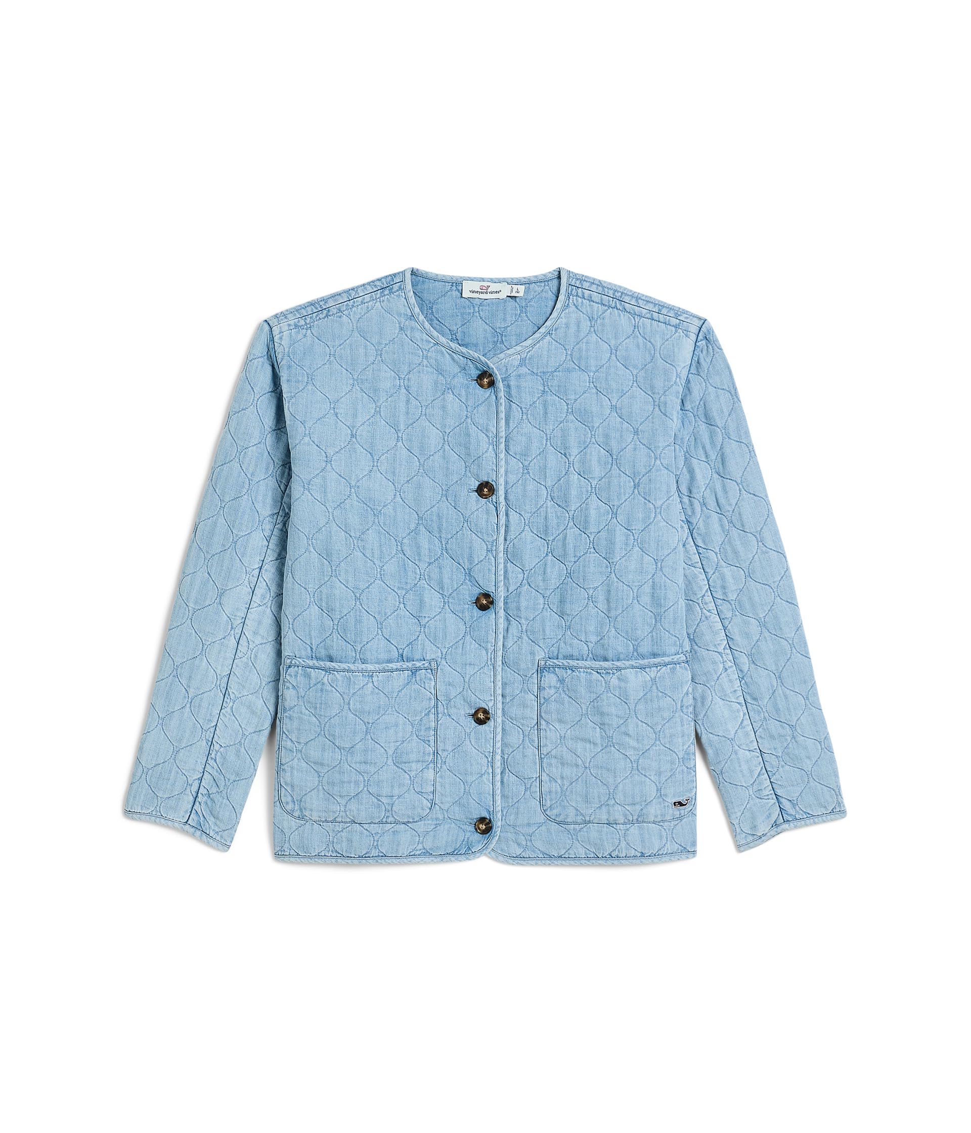 Quilted Chambray Jacket (Little Kid/Big Kid)
