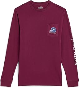 Sticker Football Helmet Long Sleeve Tee (Toddler/Little Kid/Big Kid)