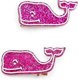 Заколки с китами Glitter Whale Kids