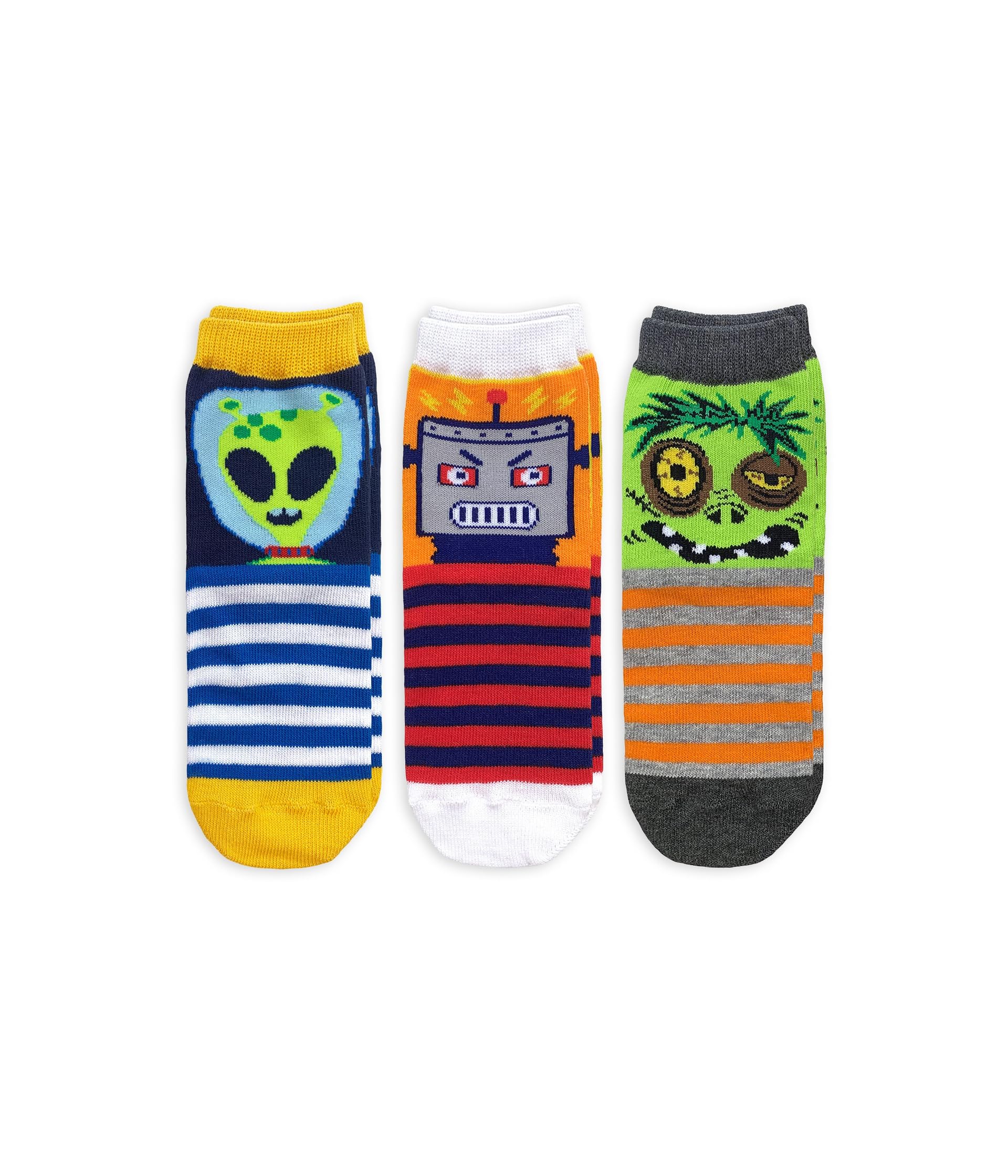 Носки-гольфы Robot Alien Zombie 3-Pack (малыш/маленький ребенок)
