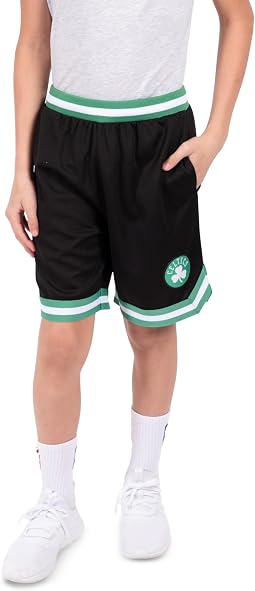 NBA Official Soft Air Mesh Premium Basketball Shorts (Big Kid)