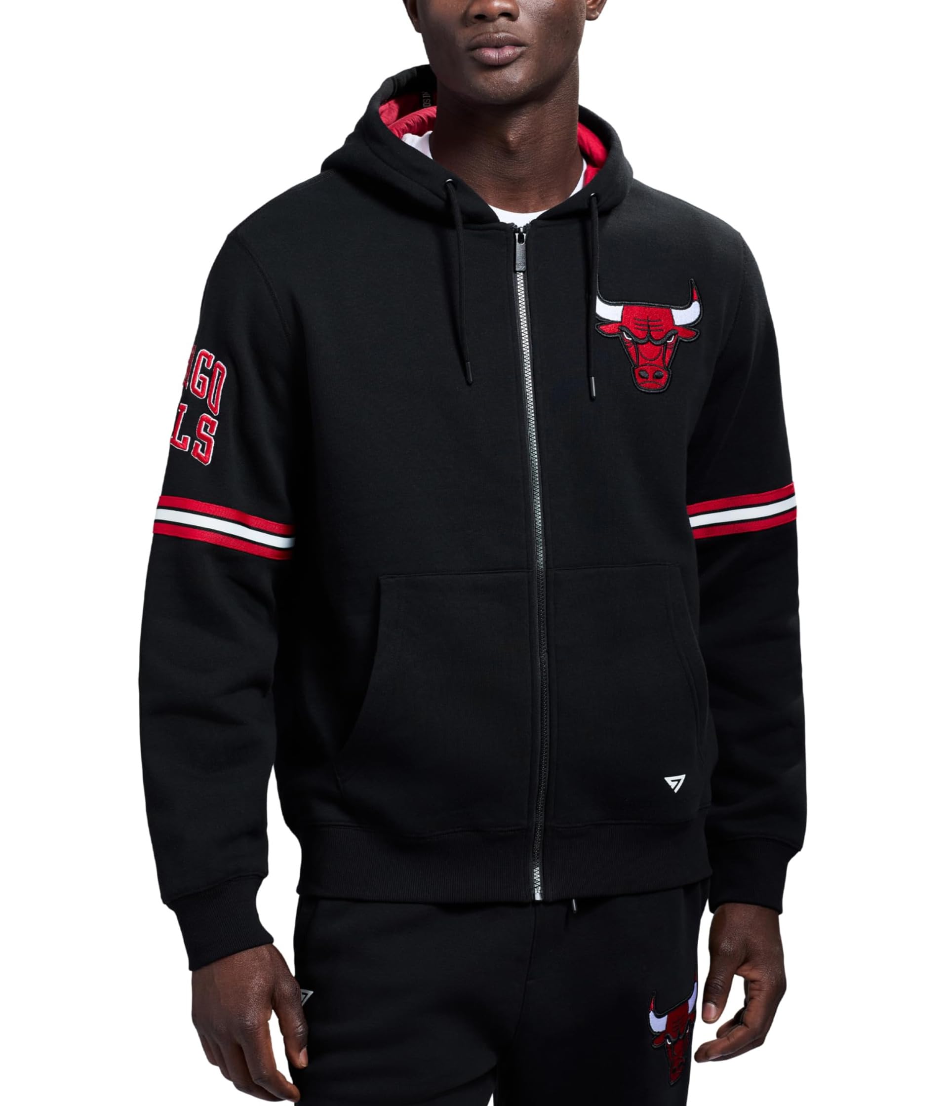 NBA Officially Licensed Long Sleeve Full Zip Hooded Fleece Sweatshirt