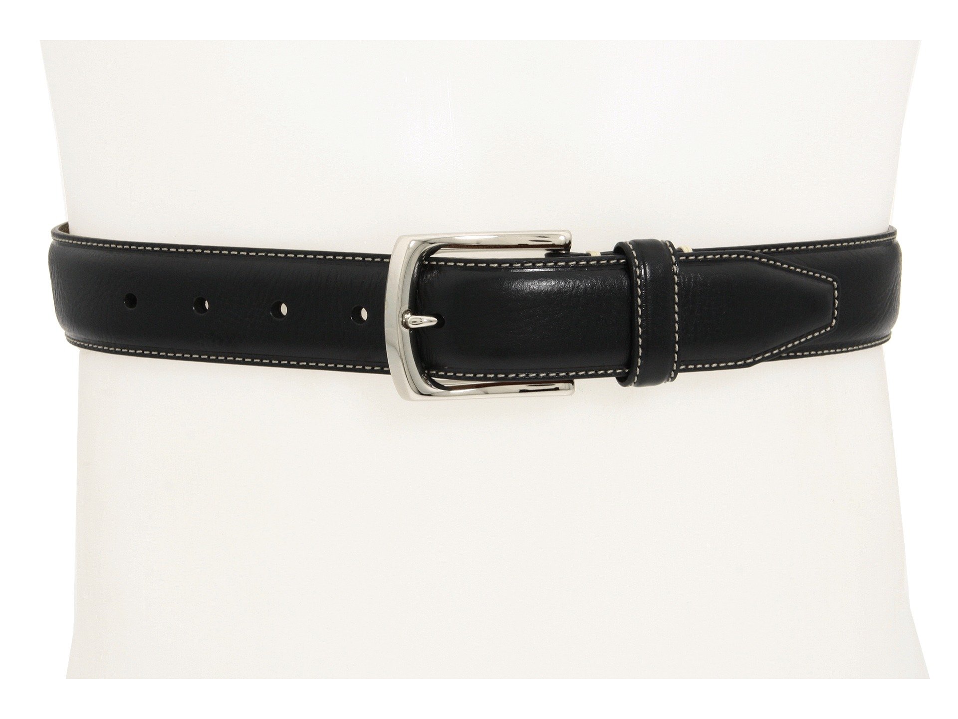 Topstitched Belt