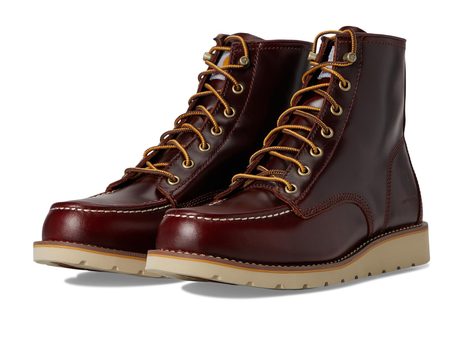 Ботинки-клинья с носком moc toe 6"