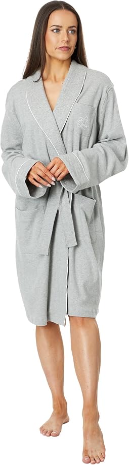 Халат Essentials с стеганым воротником и манжетами