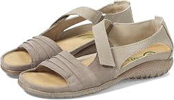 Stone Nubuck/Beige Lizard Leather