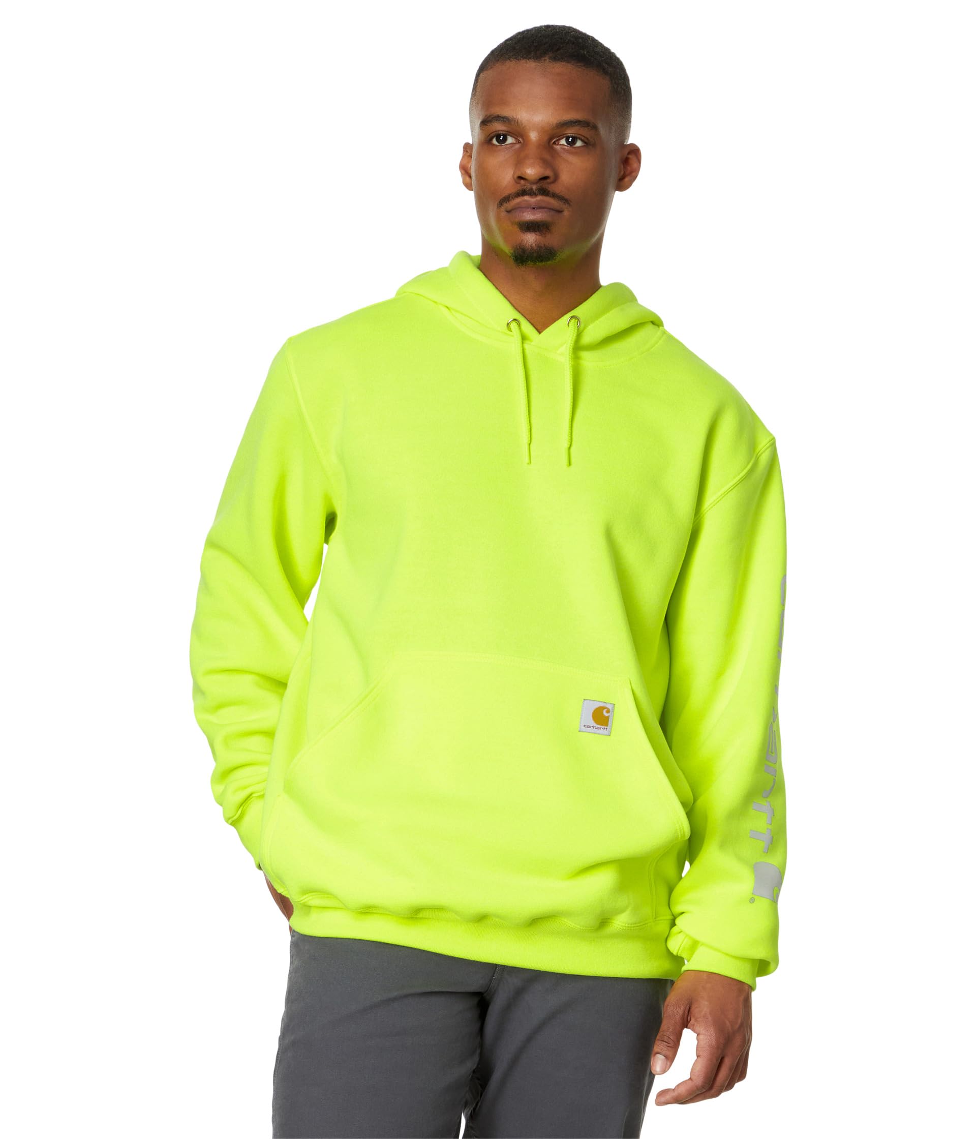 Loose Fit Midweight Logo Sleeve Graphic Sweatshirt