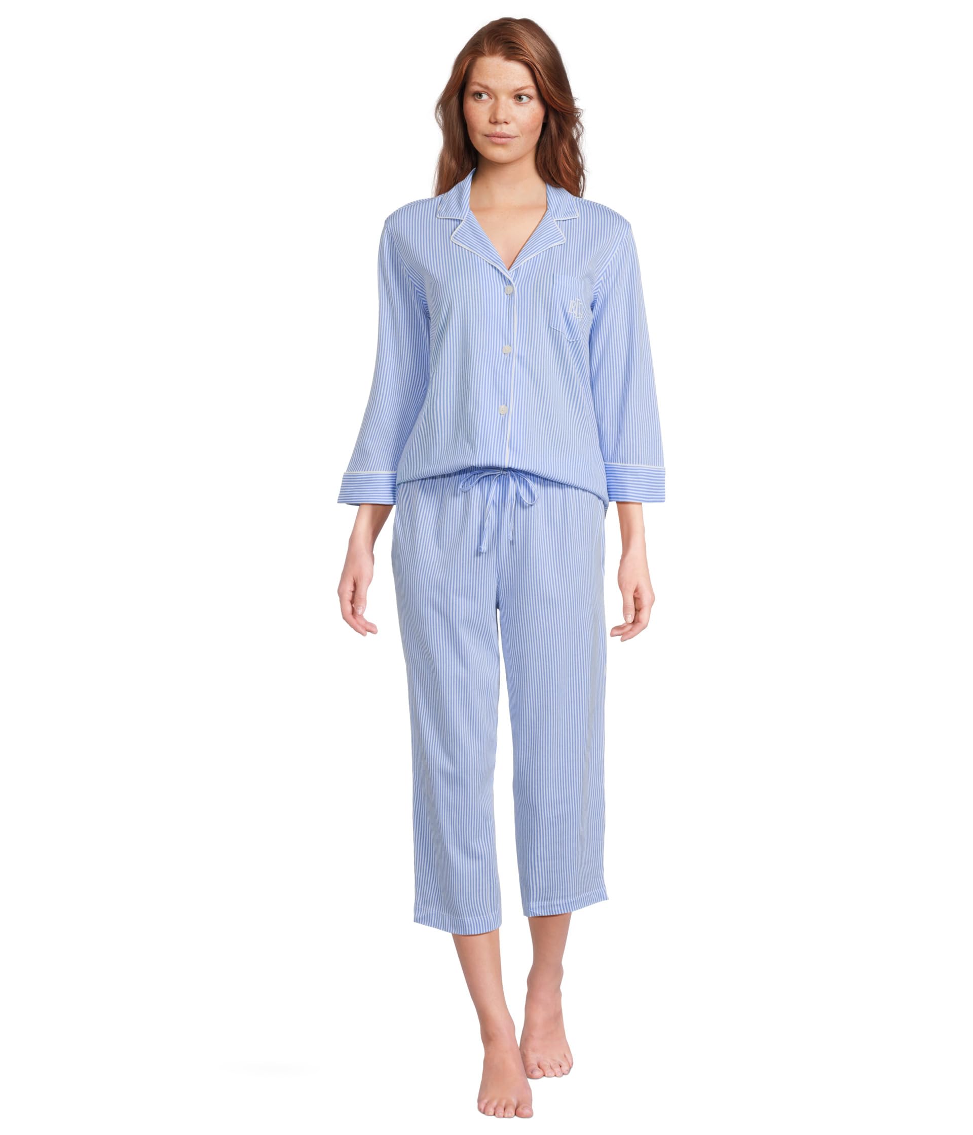 Essentials Bingham Knits Capri PJ Set