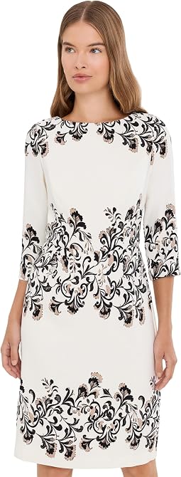 Placement Print Dress