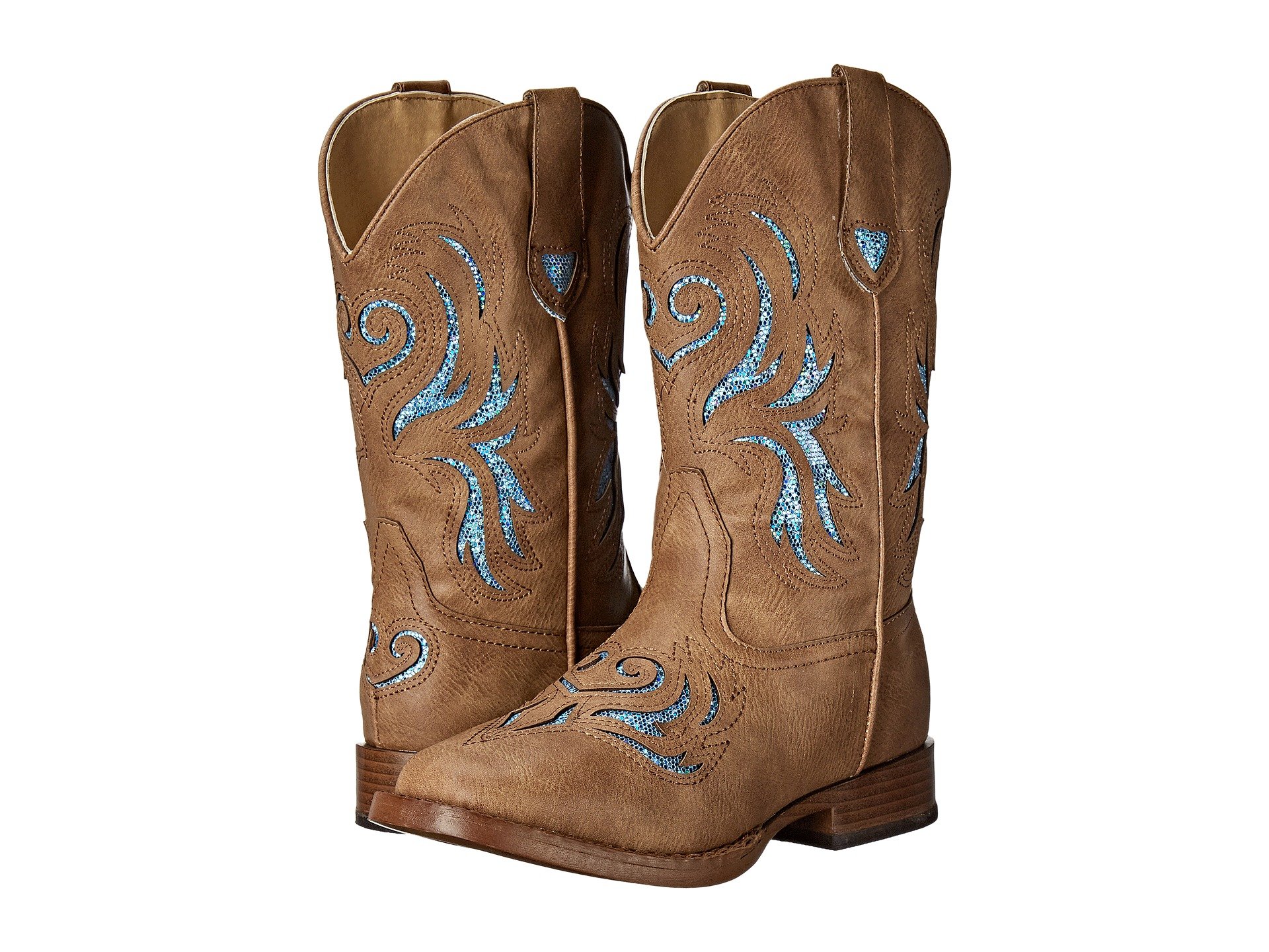 Glitter Breeze Square Toe Boots (Toddler/Little Kid)