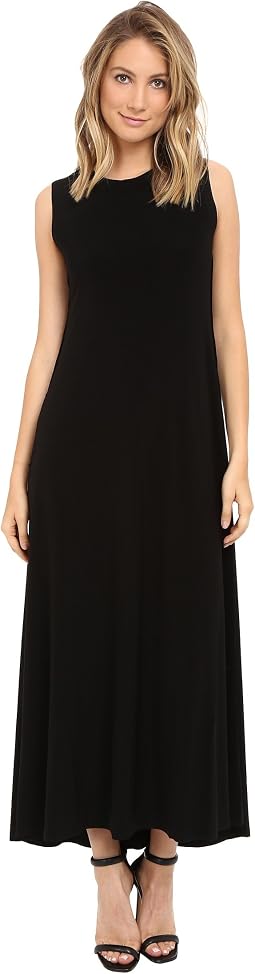 Sleeveless Long Swing Dress
