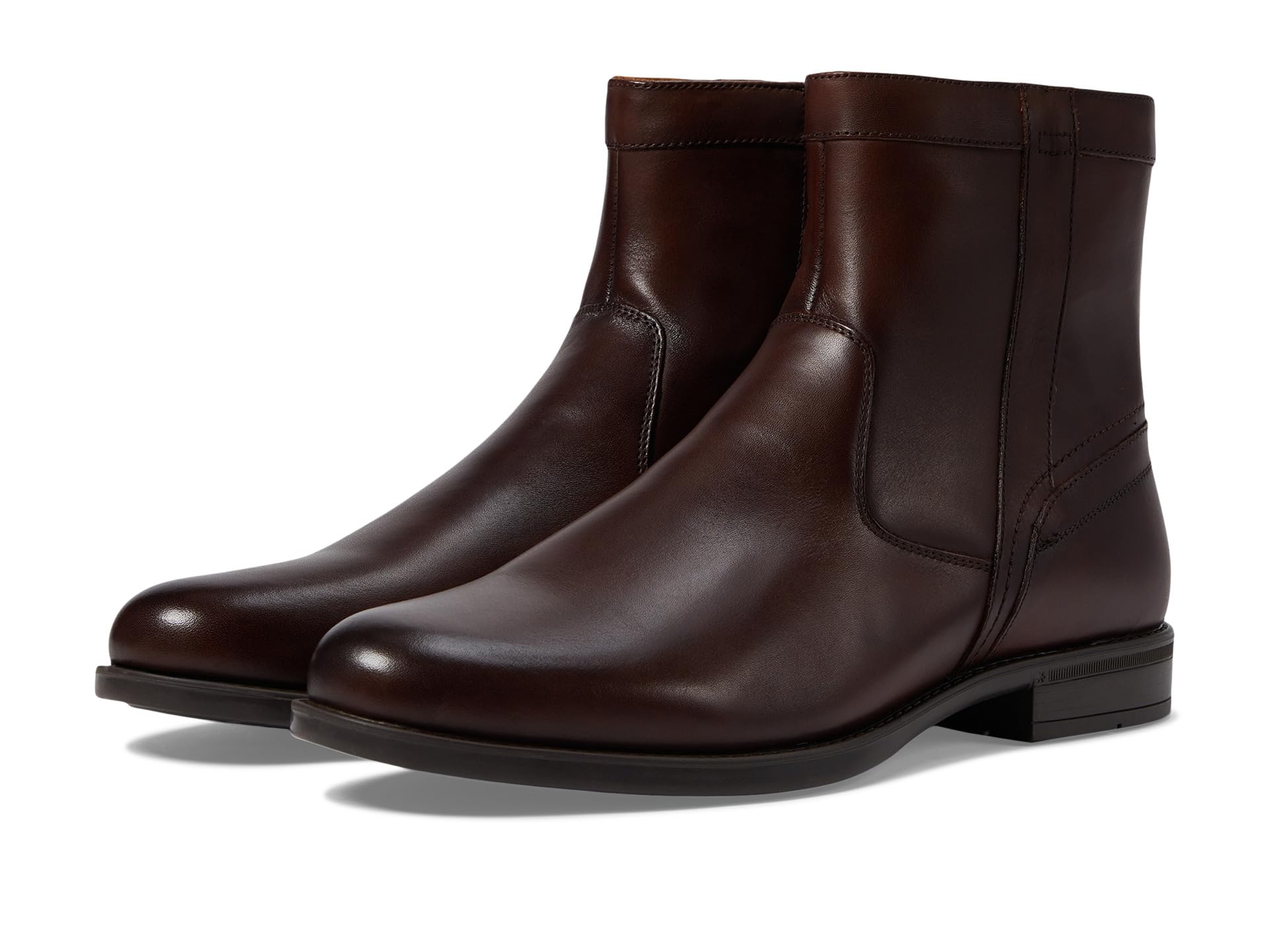 Midtown Plain Toe Zipper Boots