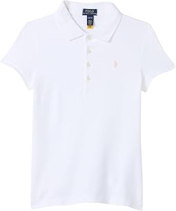 Short Sleeve Mesh Polo Shirt (Big Kids)