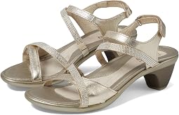 Radiant Gold Leather/Gold/Silver Stones