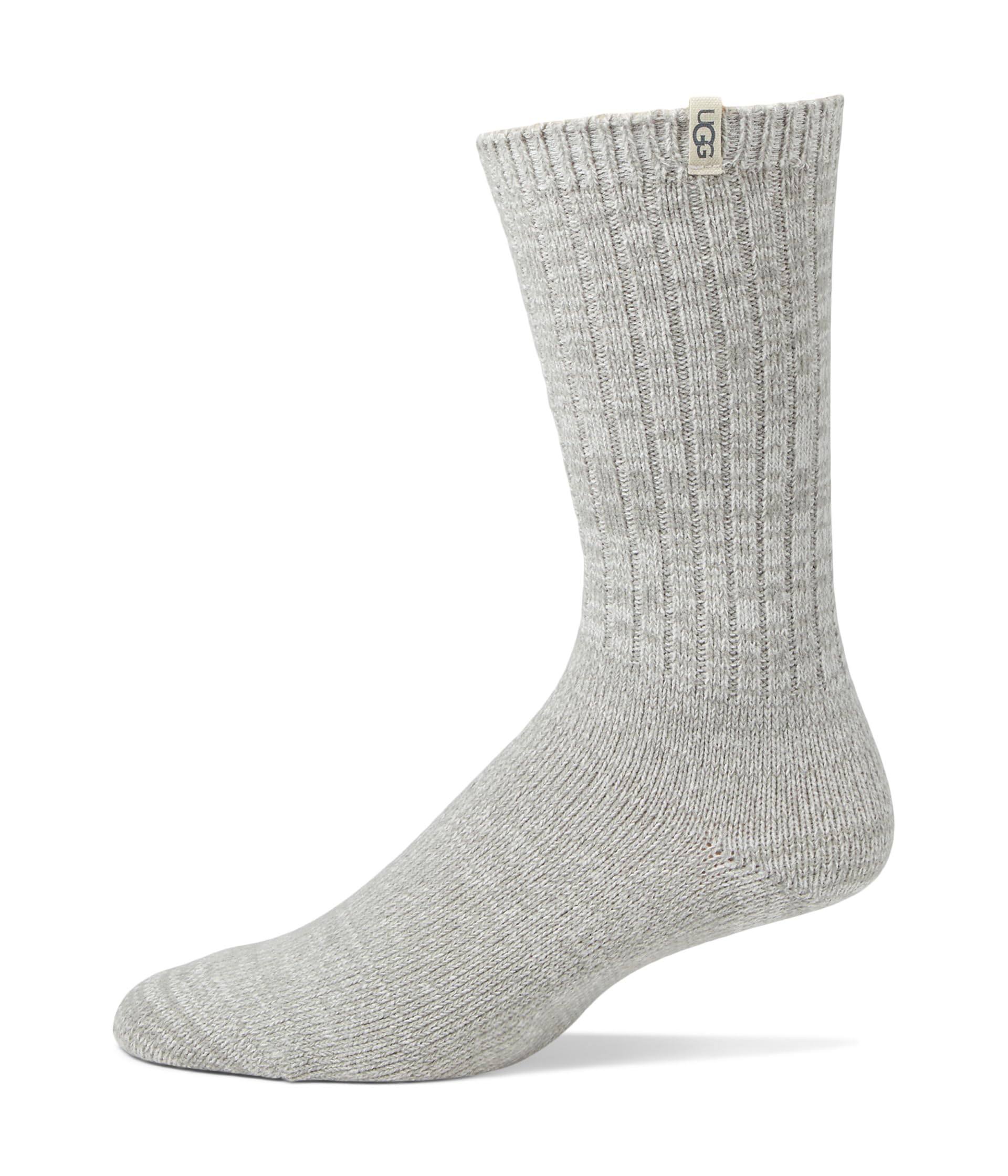 Rib Knit Slouchy Crew Socks