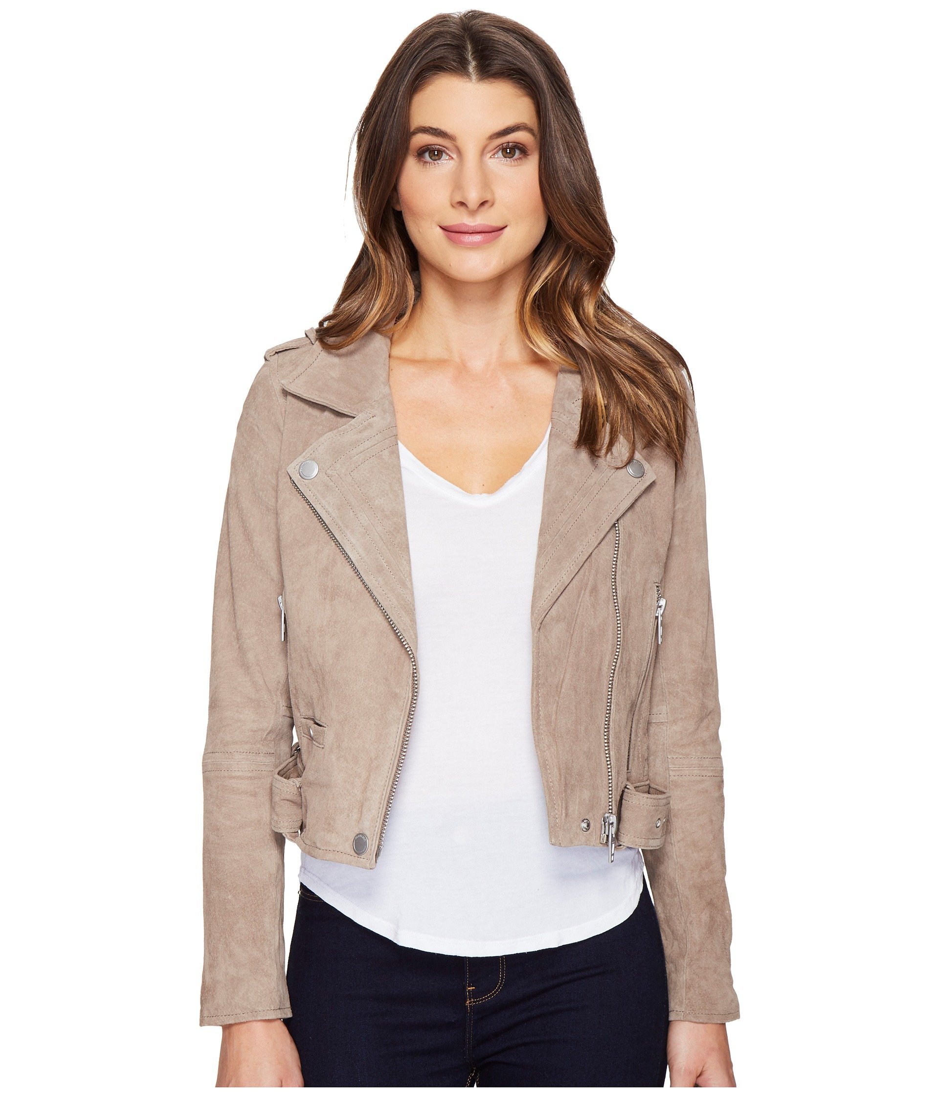 Suede Moto Jacket