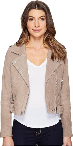 Suede Moto Jacket