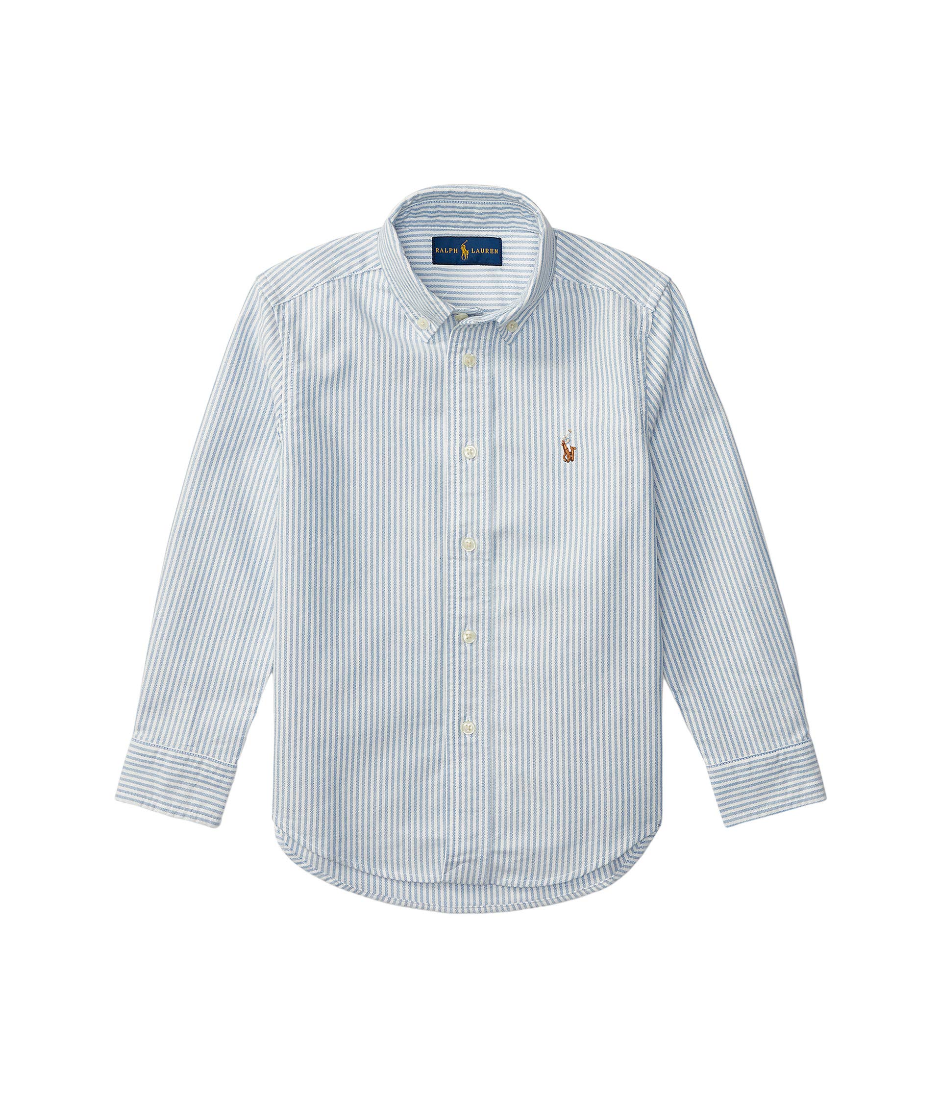 Рубашка Striped Cotton Oxford Shirt (Little Kids)