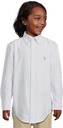 Striped Cotton Oxford Shirt (Big Kids)