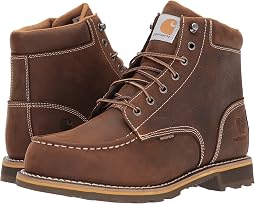 6" Waterproof Non-Safety Moc Toe Lug Boot