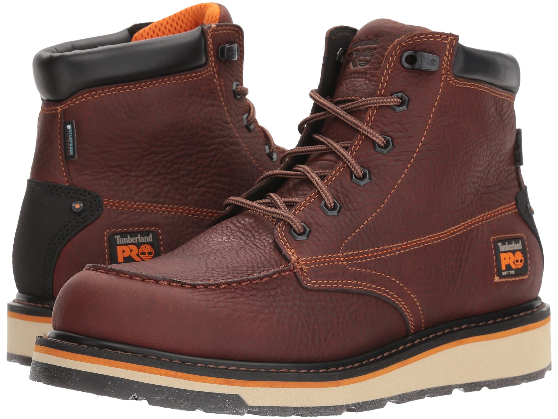Gridworks 6" Moc Soft Toe Waterproof