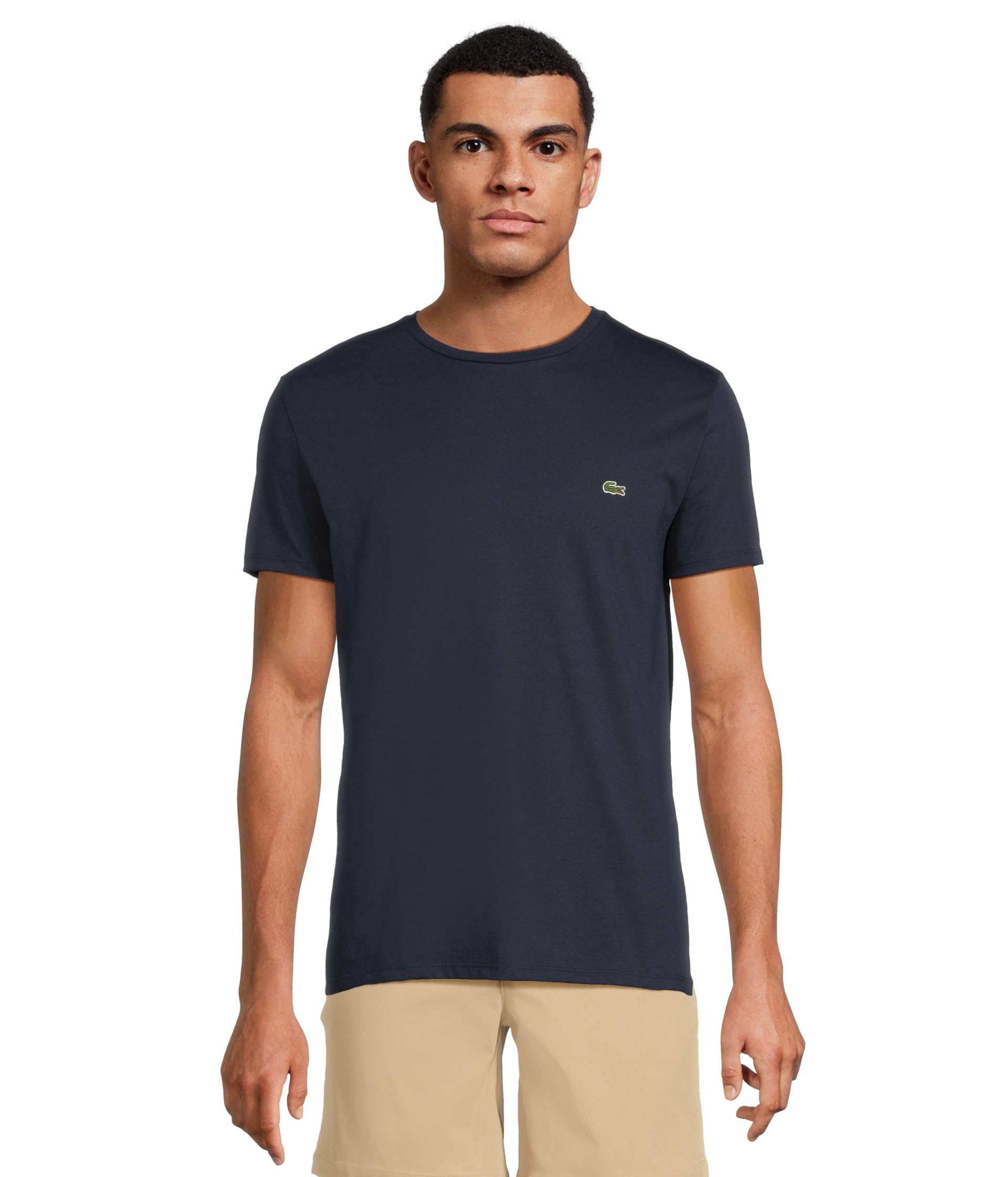 Short Sleeve Pima Crew Neck Tee