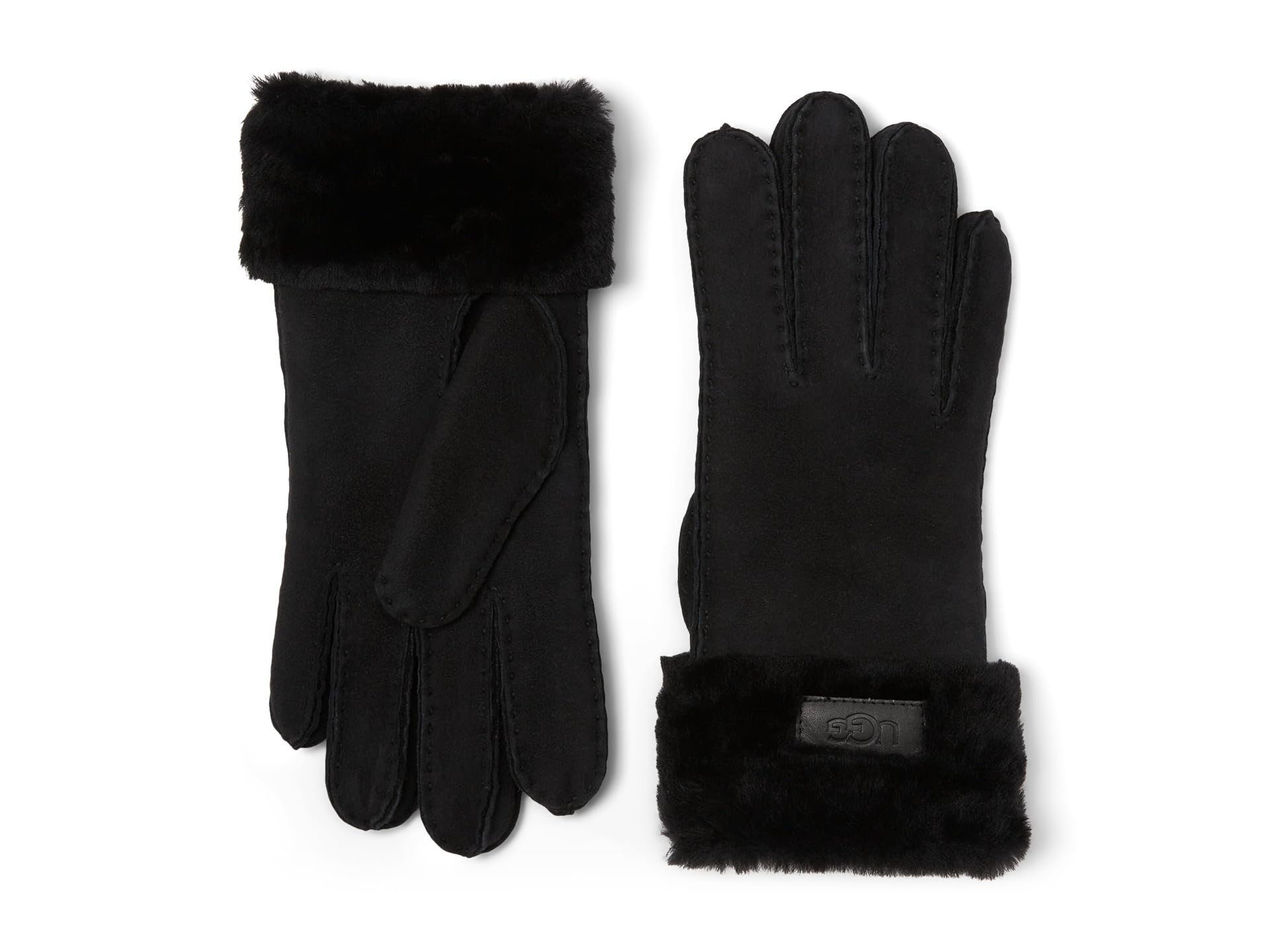 Turn Cuff Water Resistant Sheepskin Gloves