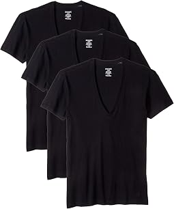 Футболка с глубоким V-образным вырезом Essential 3-Pack Slim Fit