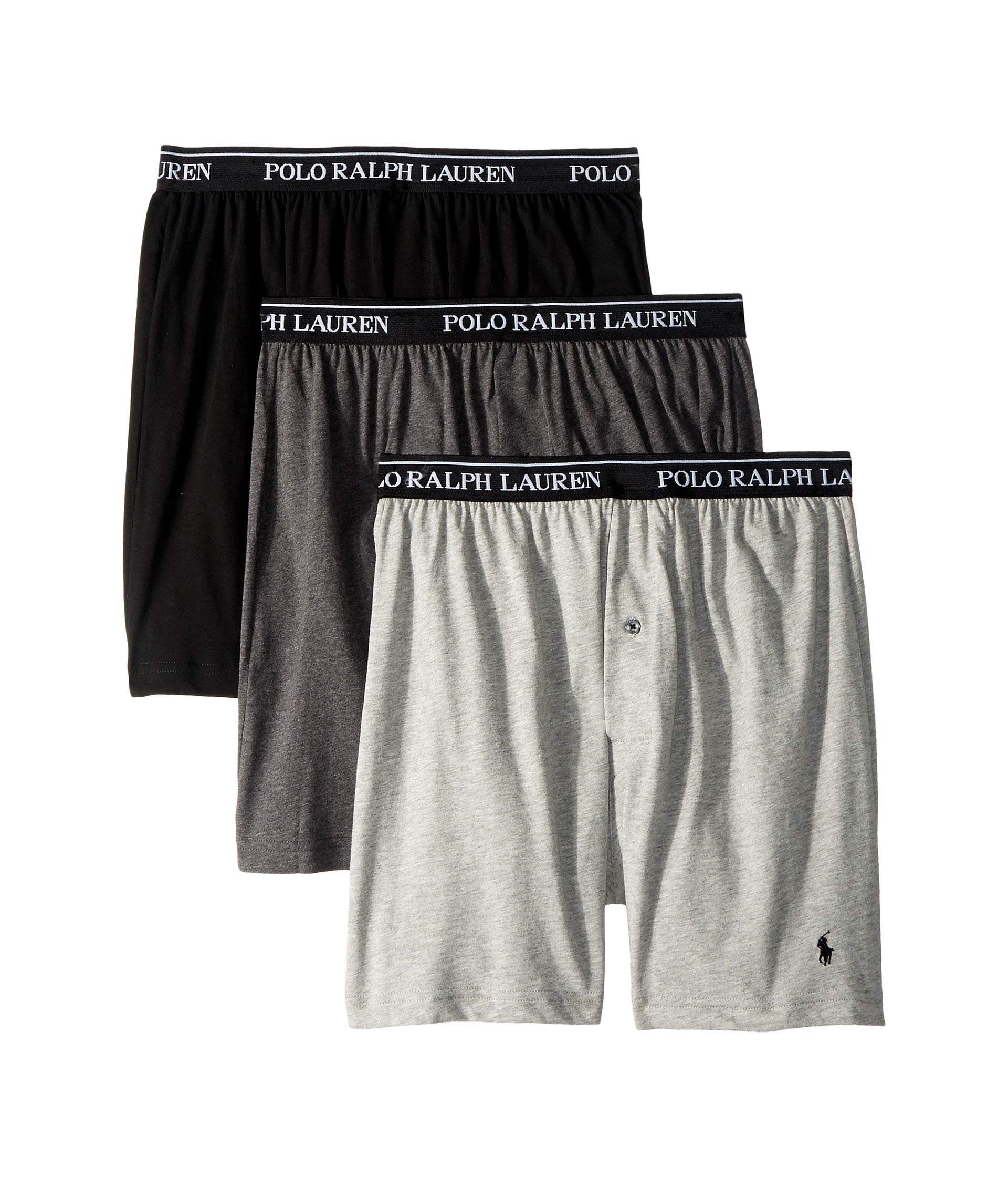 Classic Fit w/ Wicking 3-Pack Knit Boxers