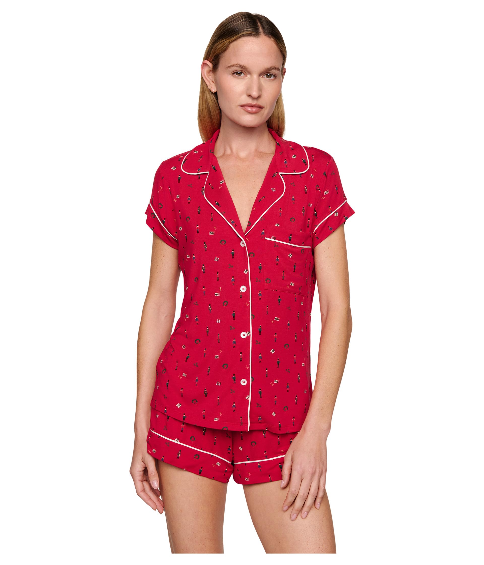 Gisele Printed TENCEL™ Modal Shorties PJ Set