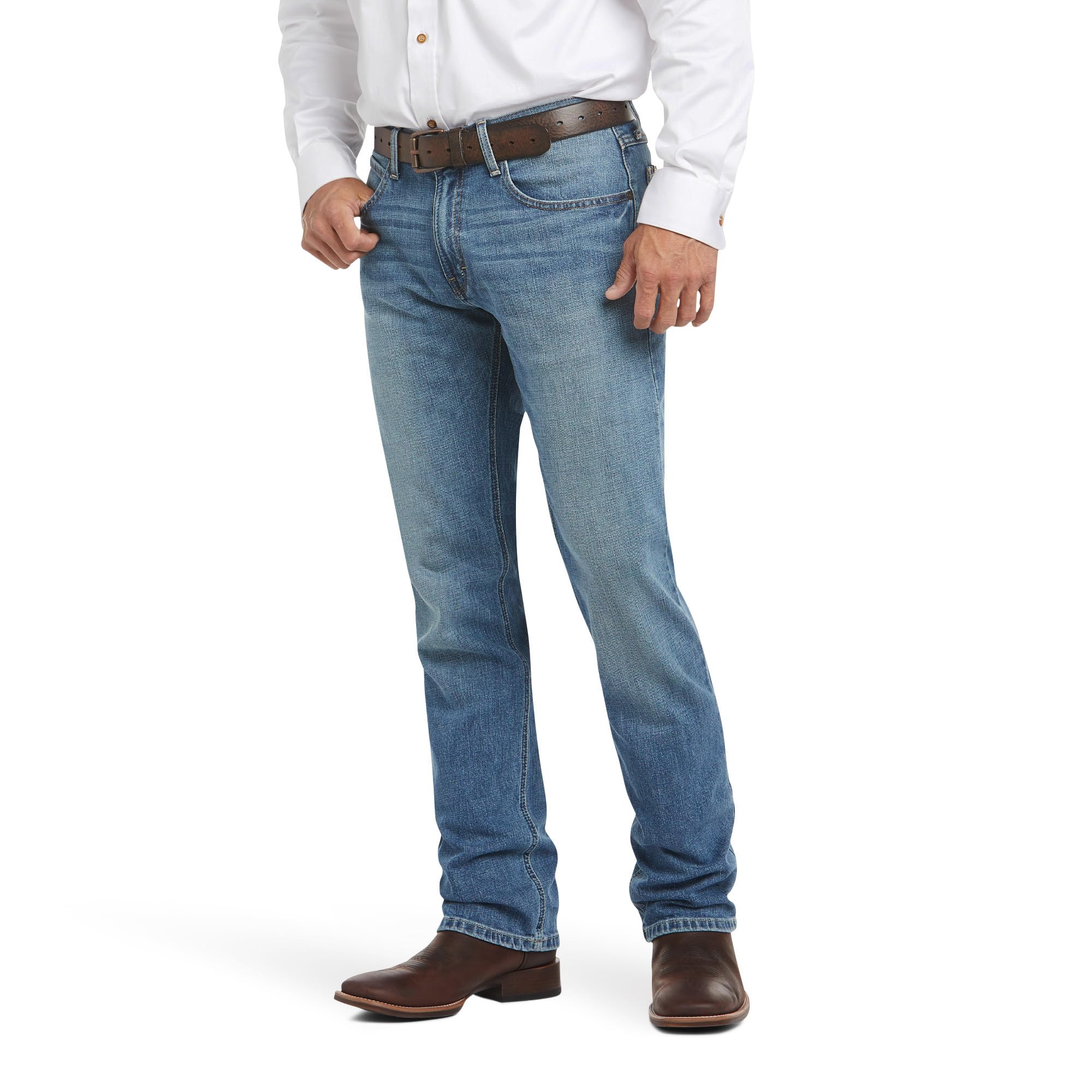 Джинсы M4 Low Rise Stackable Straight Leg в цвете Sawyer