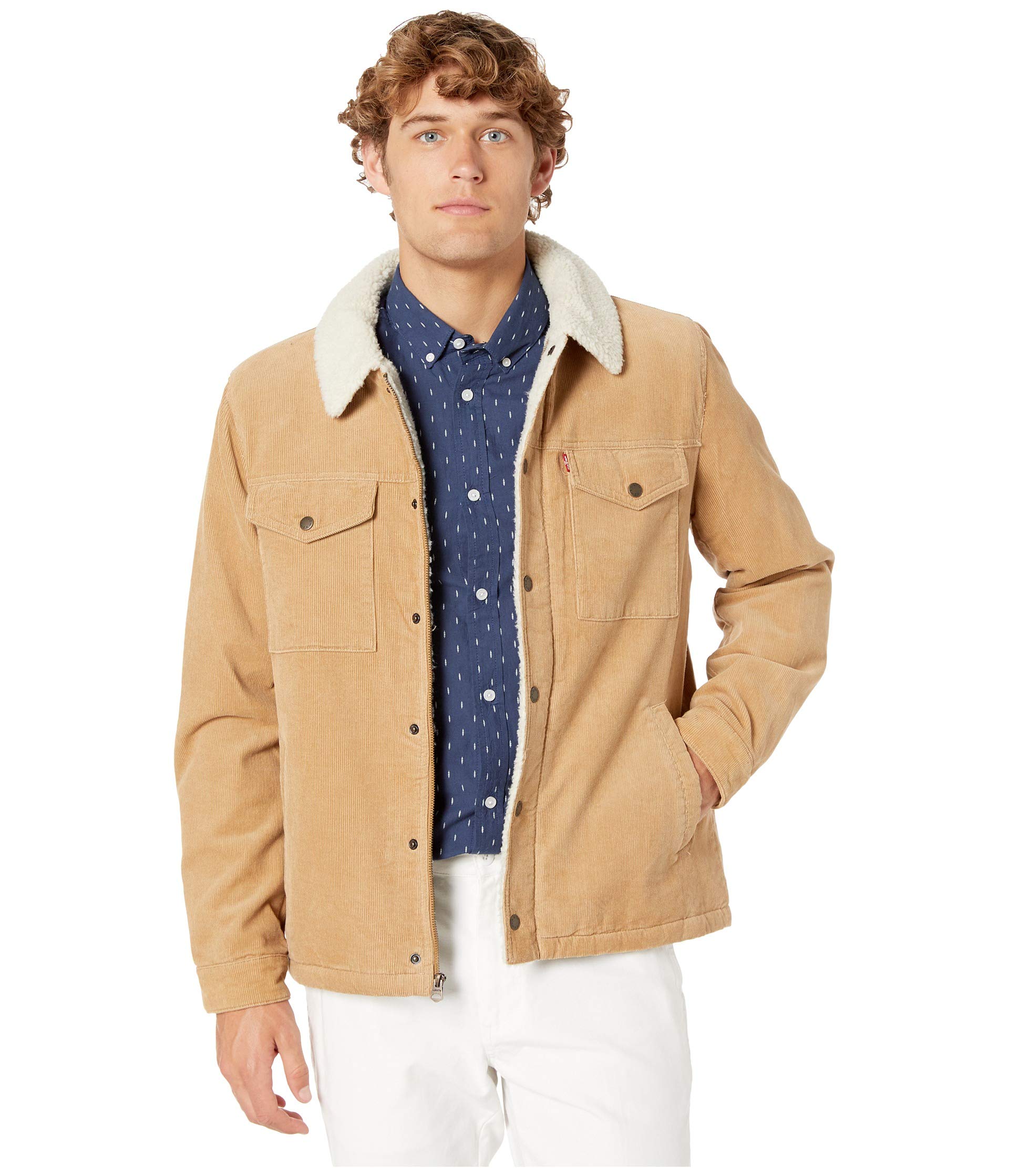 Two-Pocket Trucker with Soft Sherpa