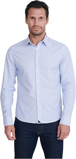 Long Sleeve Wrinkle Free Bordeaux