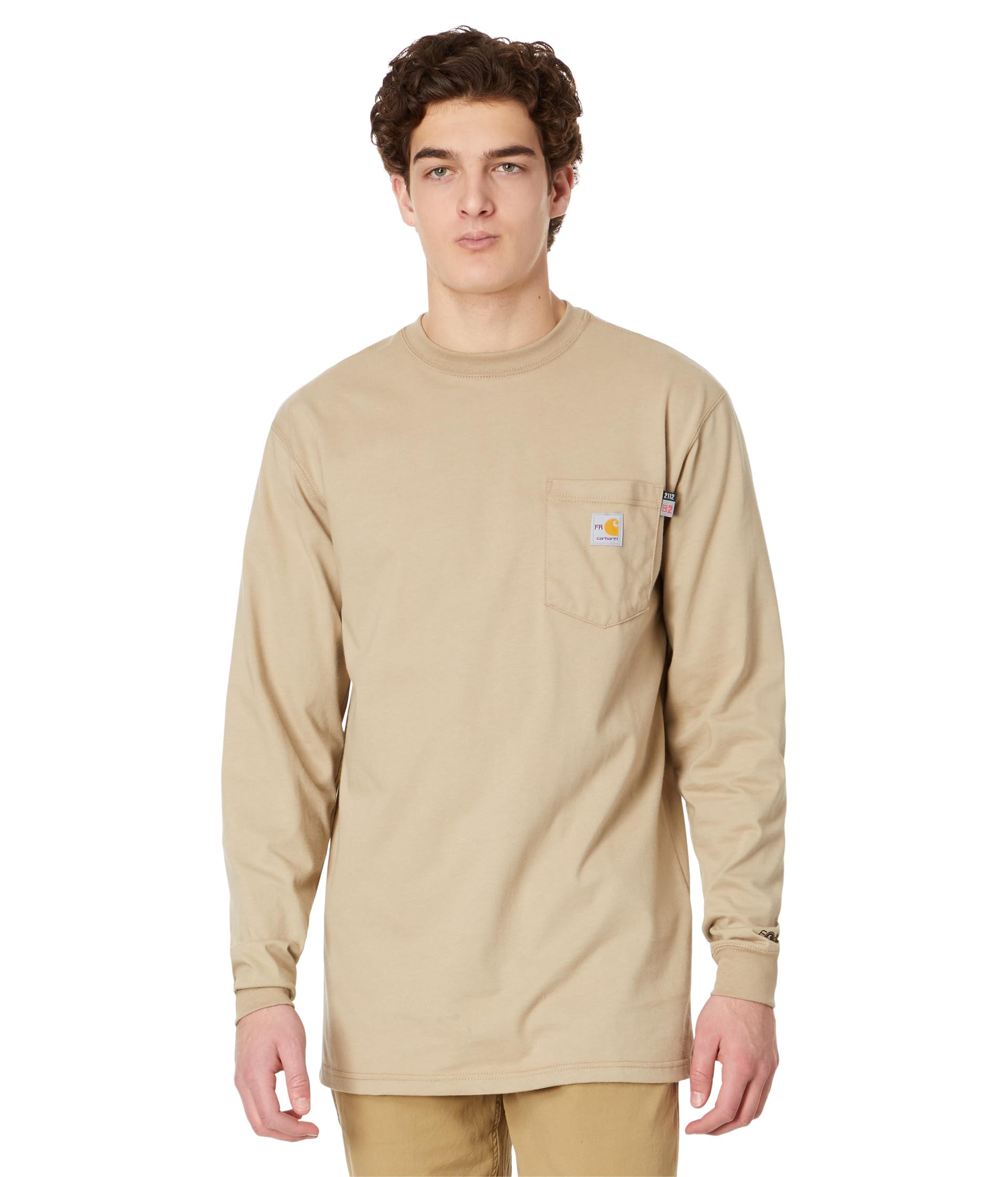 Big & Tall Flame-Resistant Force Cotton Long Sleeve T-Shirt