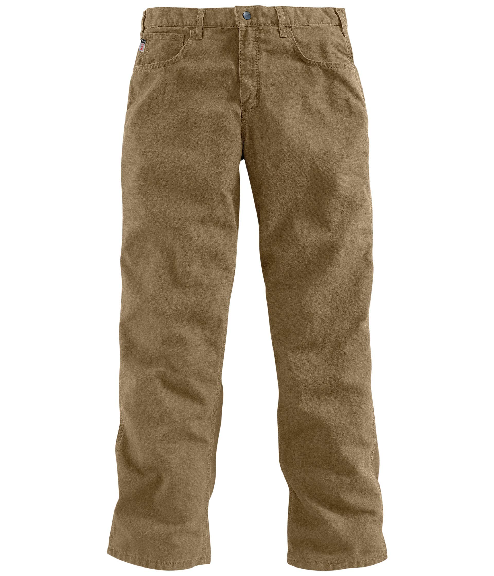 Широкие прямые брюки из холста FR для полных мужчин от Carhartt