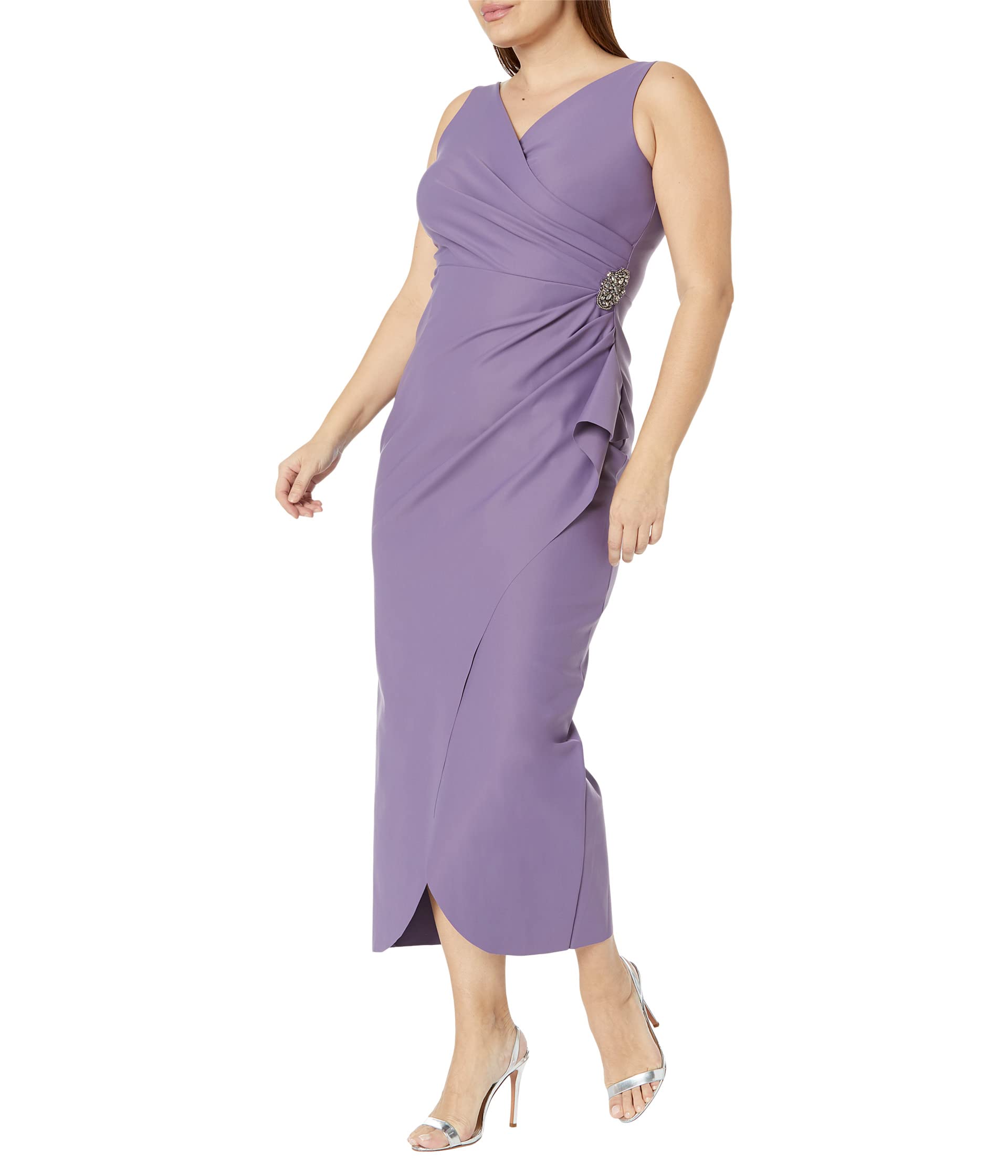 Long Slimming Sleeveless Sheath Dress