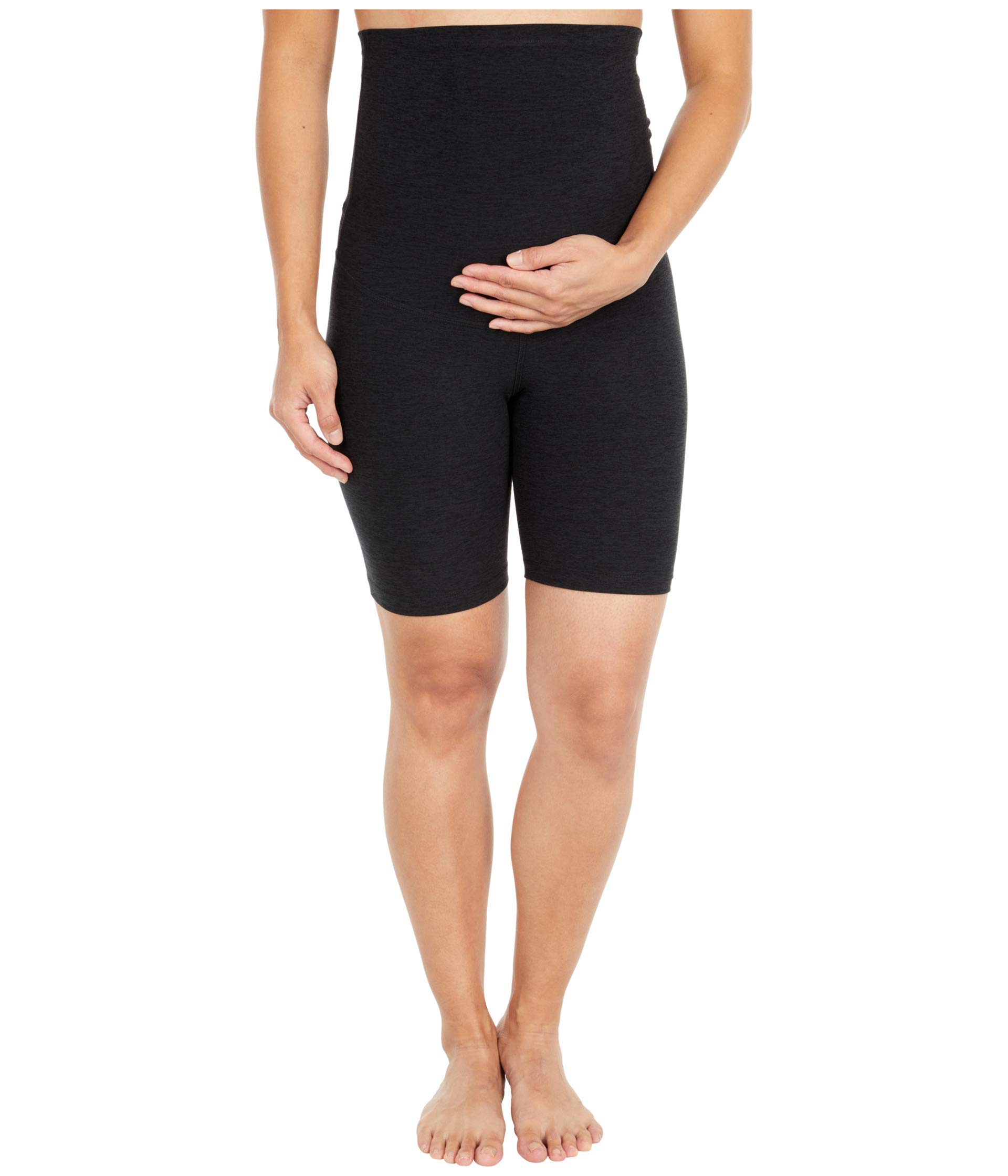 Maternity Spacedye Empire Waisted Biker Shorts