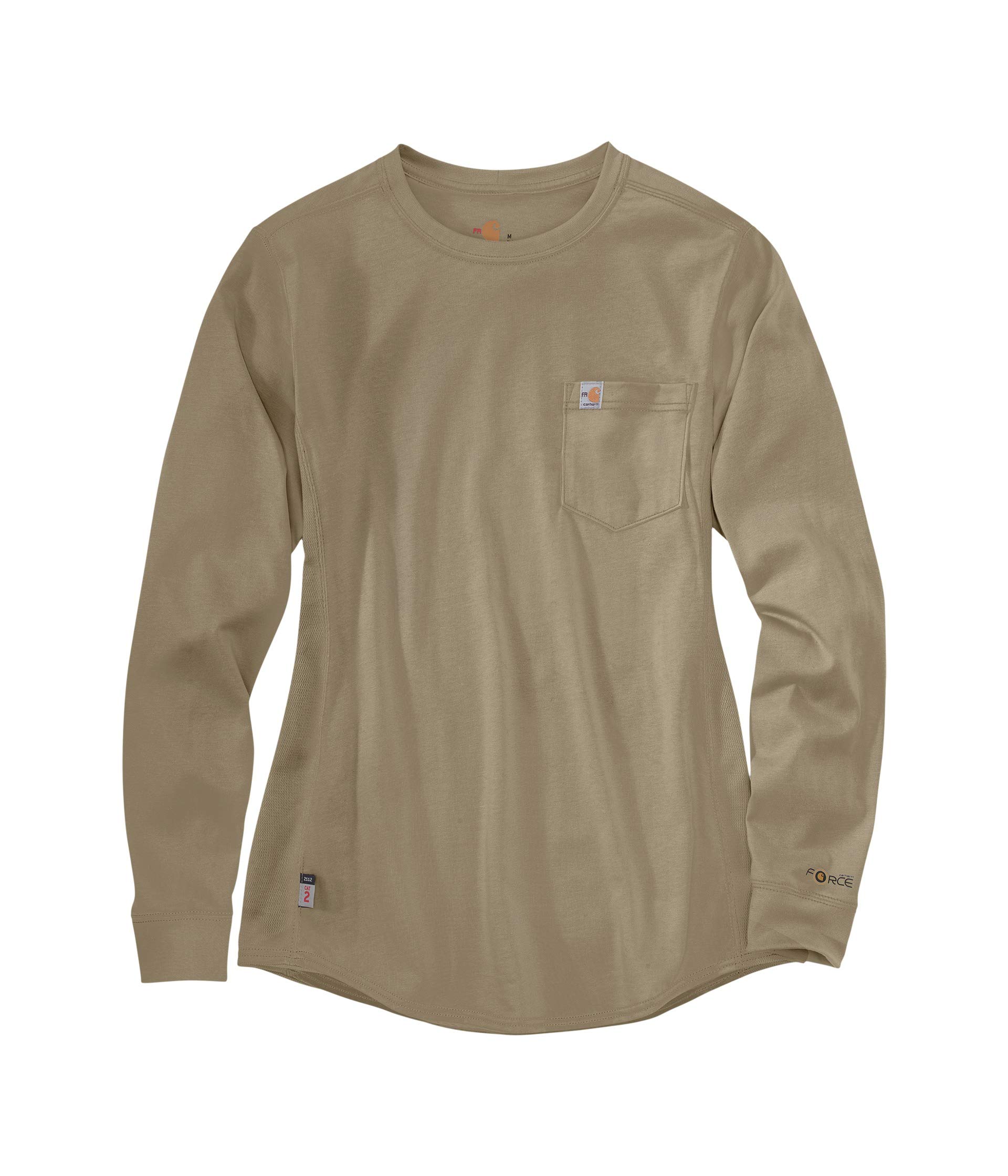 Flame-Resistant Force® Cotton Long Sleeve Crew