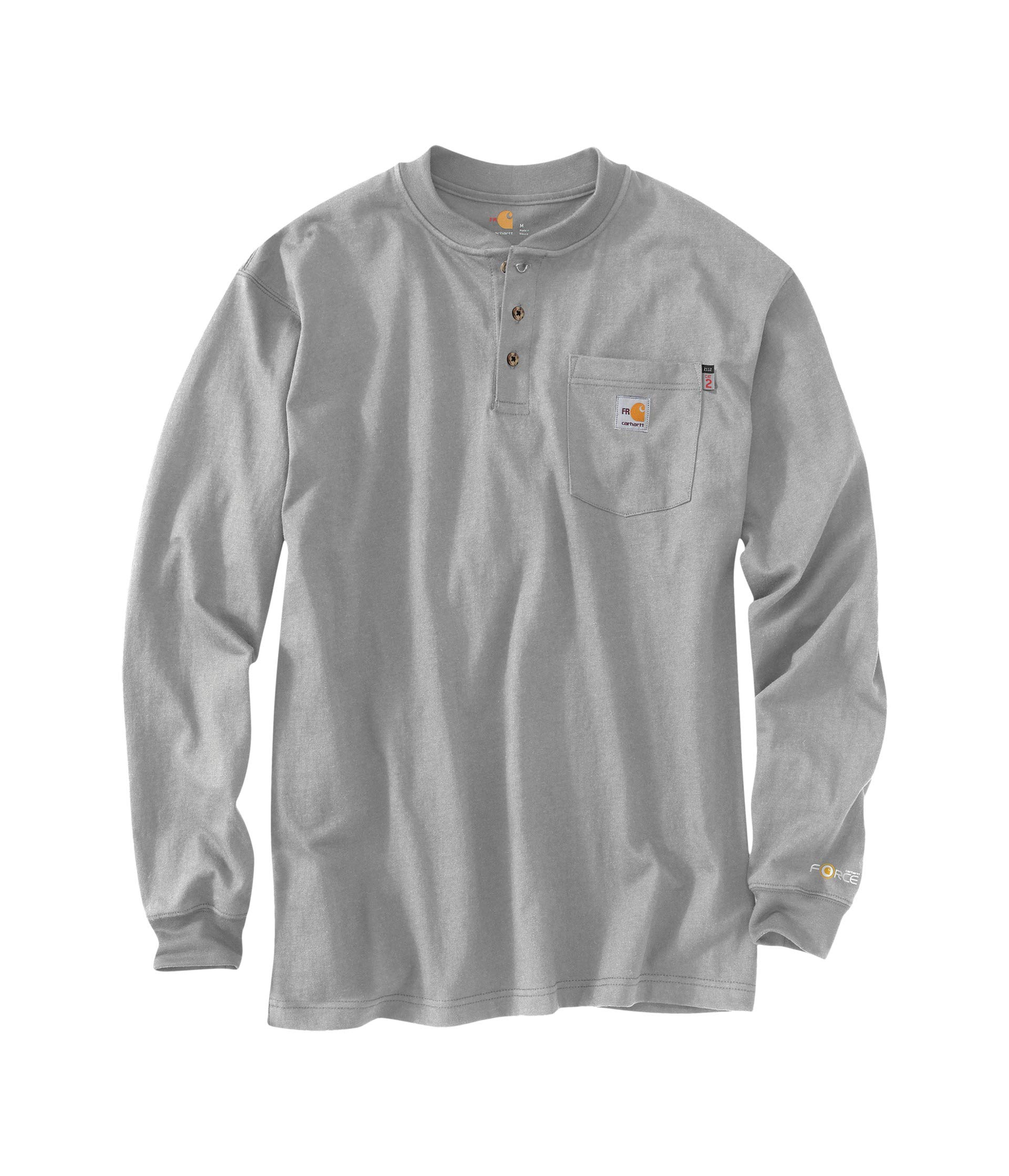 Flame-Resistant Force® Cotton Long Sleeve Henley