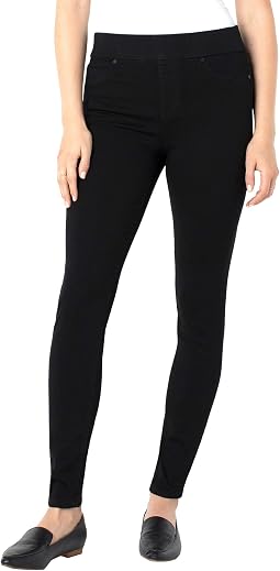 Леггинсы-джинсы Sienna Skinny Jean Leggings с черной стиркой