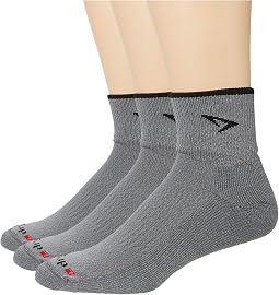 Trail Running 1/4 Crew Turndown Leg 3-Pack