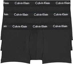 Cotton Stretch Low Rise Trunks 3-Pack