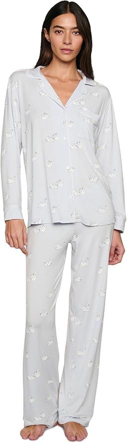 Large Swans Ice Blue/Ivory