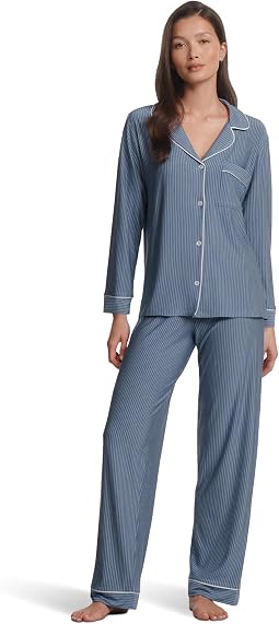 Duo Stripe Slate Blue/Ivory