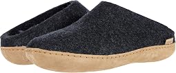 Wool Slip-On Leather Outsole