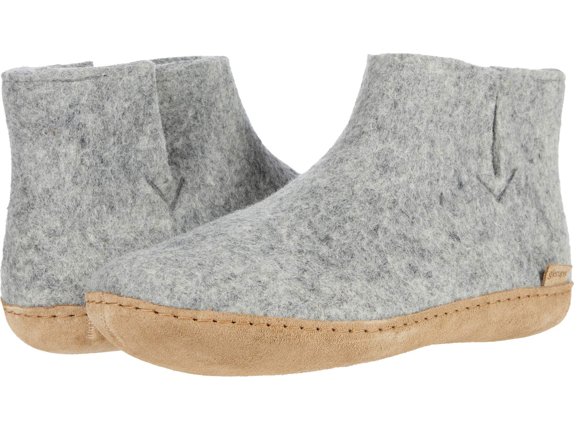 Валенки Wool Boot с кожаной подошвой