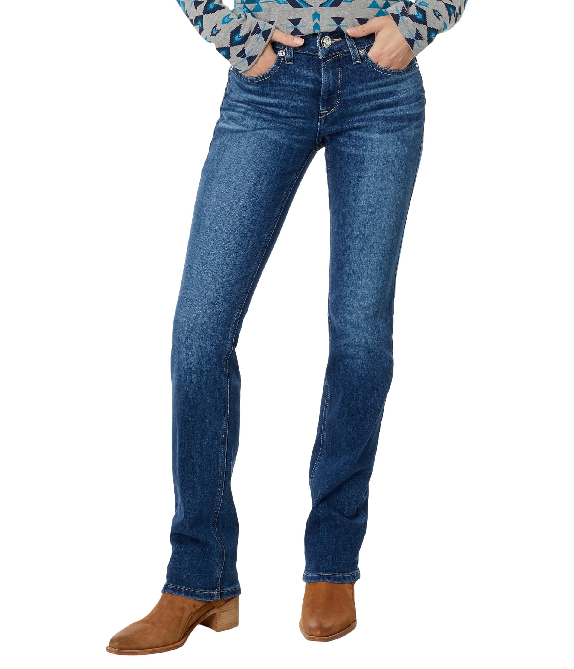 Real Perfect Rise Abby Straight Leg Jeans