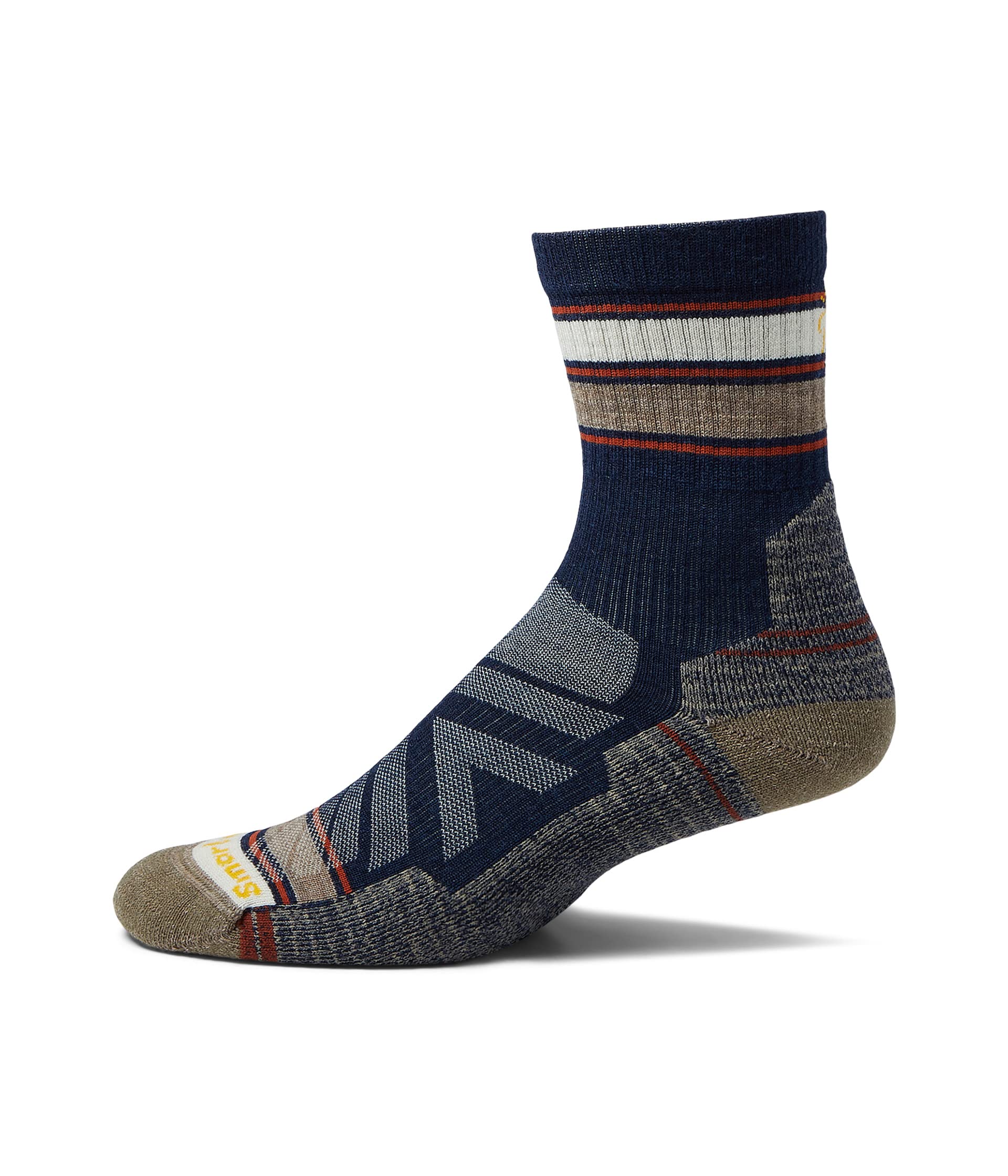 Performance Hike Light Cushion Striped Mid Crew