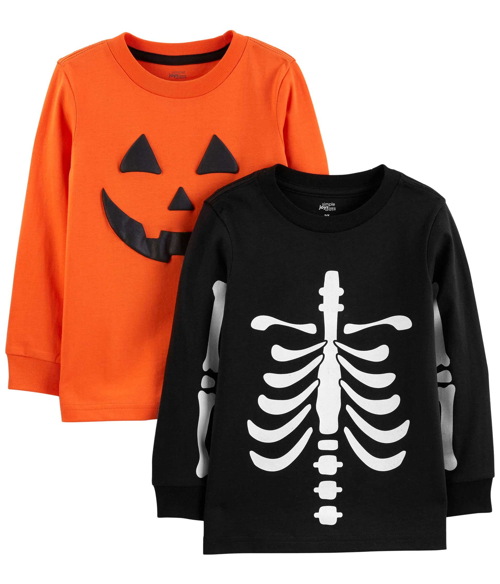 2-Pack Halloween Long Sleeve Tees (Toddler)