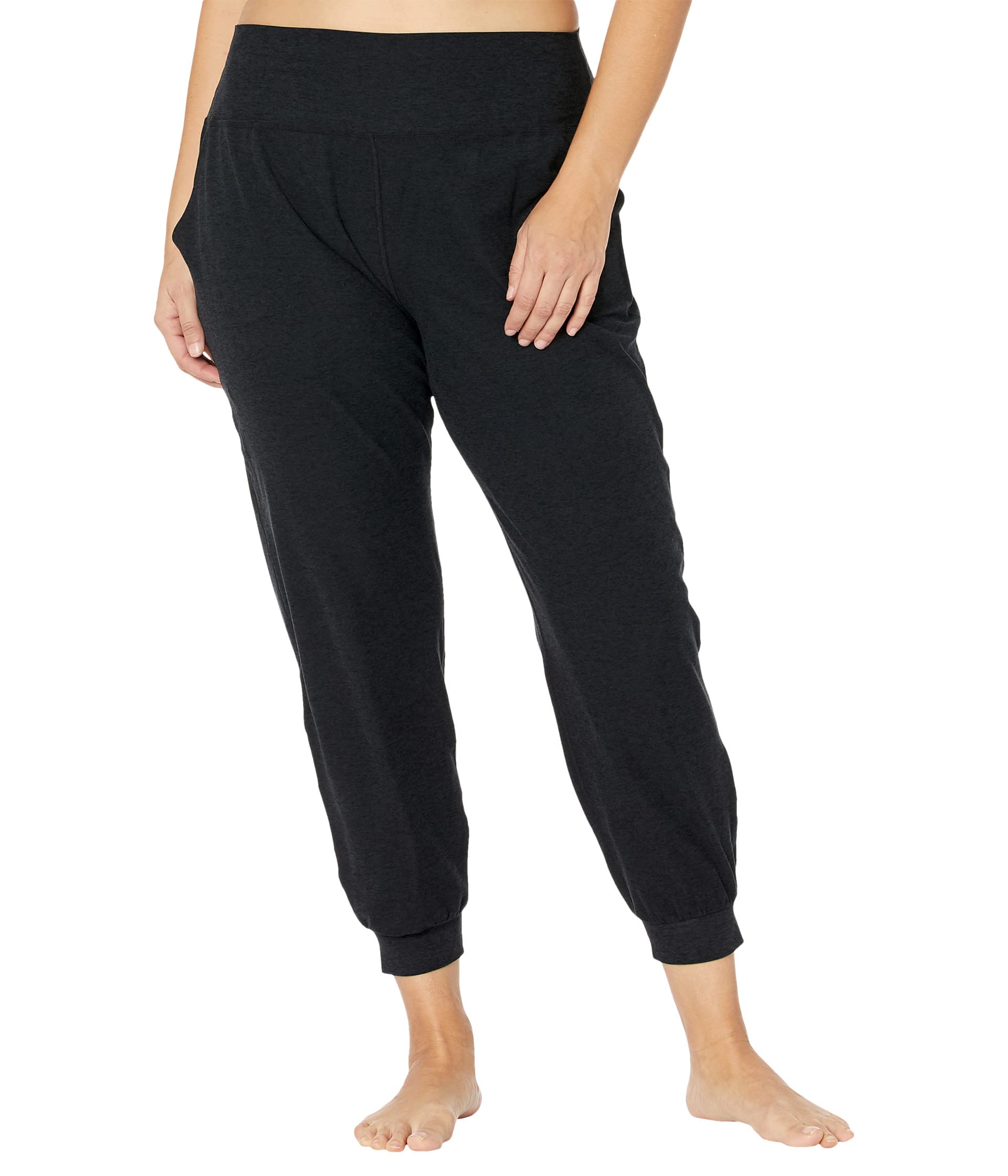 Plus Size Spacedye Midi Joggers